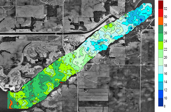 Clinton Lake Study Chlorophyll | HYCAT | YSI